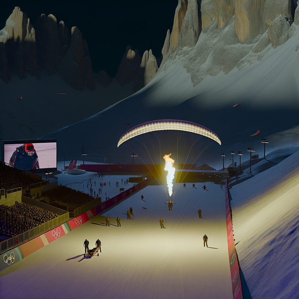 "La Fiamma Olimpica di Milano Cortina 2026: un arrivo in parapendio a ...