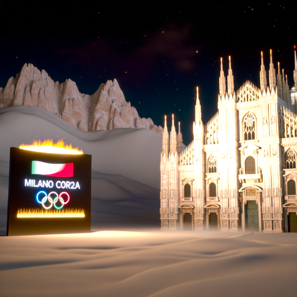 "Milano Brilla: La Fiamma Olimpica Illumina il Duomo per il 2026 ...